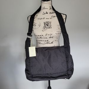 Pottery Barn ultimate black on black diaper bag